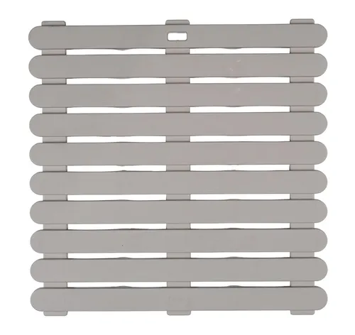 WENKO Duschrost Indoor & Outdoor, Rutschhemmender Bodenrost - Badewannenmatten: Sicherer Ein- und Ausstieg dank rutschhemmender Beschichtung, ideal für Bad, Pool & Whirlpool, pflegeleicht und hygienisch.