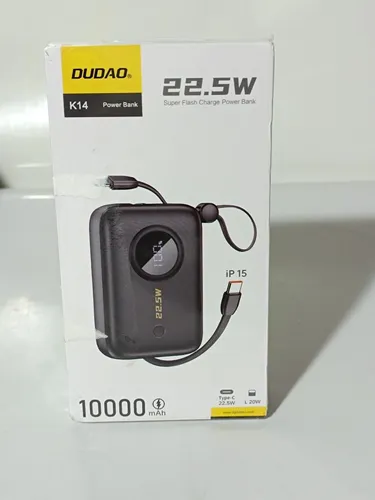 Dudao K14 Powerbank USB-A / USB-C 10000mAh 22.5W - Schwarz               _0.24_5