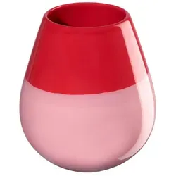 ASA SELECTION Dekovase ease Vase strawberry smoothie 18 cm - Dekovase aus Steingut in mehrfarbiger Optik, Höhe: 18 cm, ideal für stilvolle Arrangements und ein Blickfang in jedem Raum.