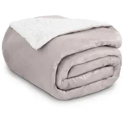 Gräfenstayn Wohndecke in Lammfell-Optik in braun von Gräfenstayn