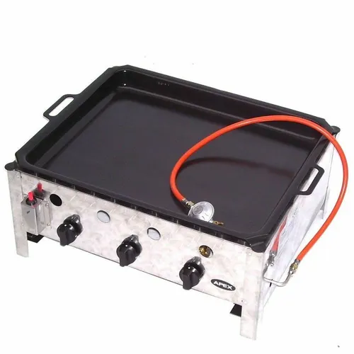 Apex Gasgrill EDELSTAHL GASBRÄTER 10 kW 3 flammig von Apex