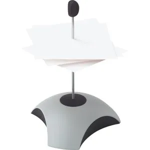 Han Zettelspießer 1754-31 Delta, Kunststoff, mit Schutzkappe, grau / schwarz, 10 x 15cm