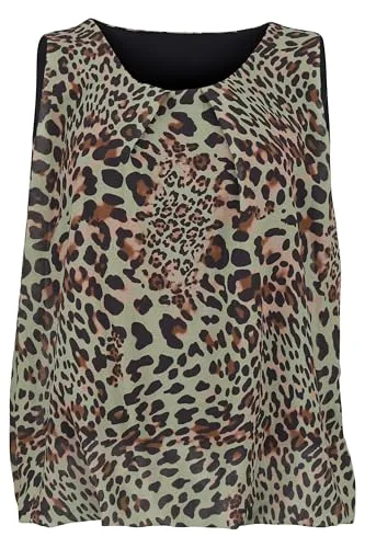 Malito Damen Bluse ärmellos