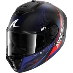 Shark Spartan RS Speed-Tech Integralhelm - Matt Schwarz/Blau/Rot - M - Hochwertiger Integralhelm mit modernem Design und innovativer Sicherheitstechnik. Der Spartan RS überzeugt durch hervorragende Aerodynamik und optimalen Tragekomfort für anspruchsvolle Fahrer.