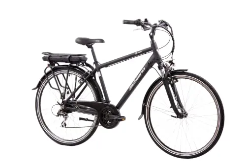 Schiano Ride E-Bike Trekking 28 Zoll 21-Gang 374 Wh schwarz von F.lli Schiano