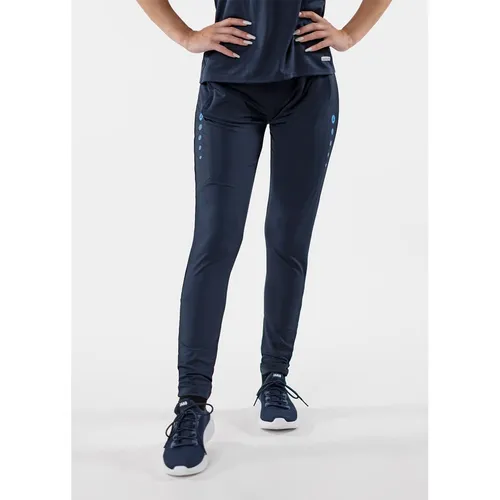 JAKO Trainingshose Premium Champ 2.0 lang marineblau/hellblau Damen, Größe: 40