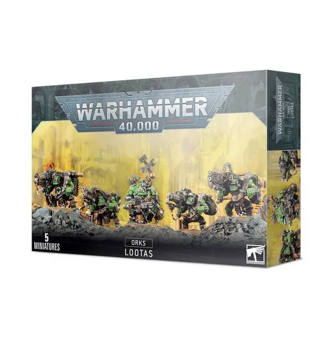 Warhammer 40.000 Orks Lootas - Games Workshop - Spielzeugfiguren: Warhammer 40.000, detailreiche Orks Lootas für epische Schlachten und strategisches Spielvergnügen
