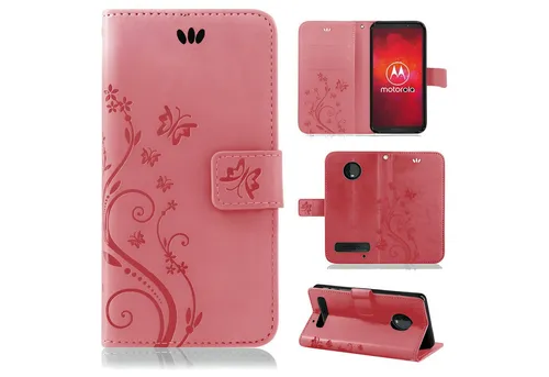 betterfon Handyhülle Handytasche für Motorola Klapphülle Wallet Case, Bookstyle-Hülle: Magnetverschluss 3 Kartenfächer & Standfunktion
