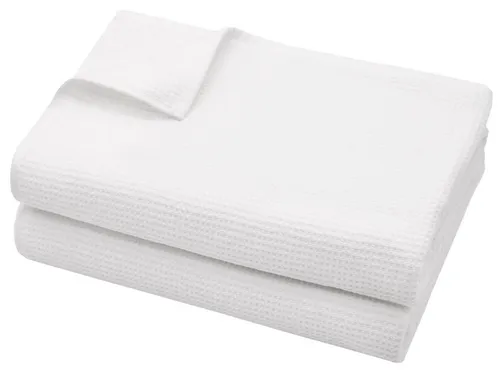 ZOLLNER Saunatuch Double-Jersey Set, 70 x 180 cm - Hochwertige Saunahandtücher aus 100% Baumwolle, besonders saugstark und pflegeleicht, ideal für Sauna und Strand, mit elegantem Waffelmuster.