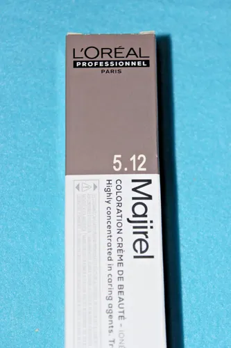 50ml L´OREAL MAJIREL HAARFARBE 5.12 hellbraun asch irisé COLORATION