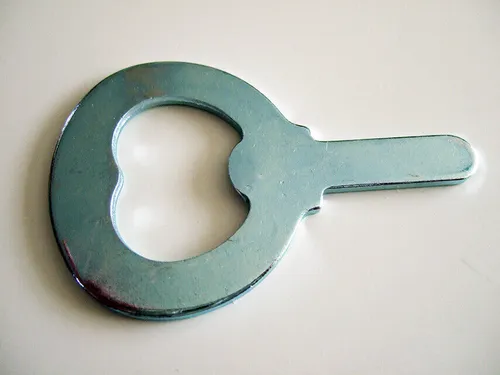 Metallteil Klinge für Flaschenöffner Öffner Kapselheber L 6,9 cm Stahl verzinkt