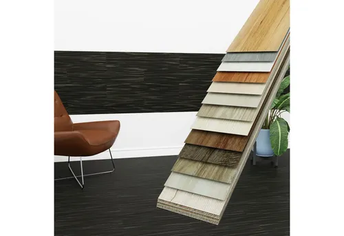 Hexim Vinylboden, Vinyldielen 0,97m² selbstklebend PVC Wandverkleidung Bodenbelag Holzoptik 91x15cm Paneele für Wand & Boden Holzdielen schwarz (7 Dielen Obsidian Oak - 9101-2)
