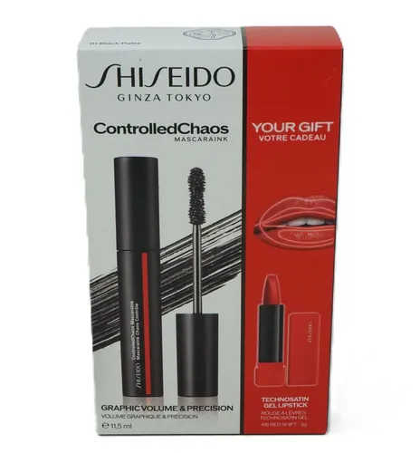 Shiseido Controlledchaos Set für Perfekte Wimpern - Das Shiseido Controlledchaos Set in eleganter Black Pulse Farbe bietet alles für einen makellosen Wimpernlook. Kompakt und leicht, ideal für unterwegs – perfektionieren Sie Ihr Make-up jederzeit.
