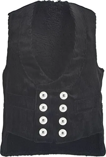 JOB Zunftweste aus Trenkercord schwarz mit Fellfutter Weste 5330 (52) - Hochwertige Zunftweste aus Trenkercord mit kuscheligem Fellfutter. Ideal für kalte Tage, bietet sie Komfort und Stil im Berufsalltag.