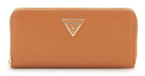 GUESS Laurel II Large Zip Around Wallet L Light Cognac von GUESS