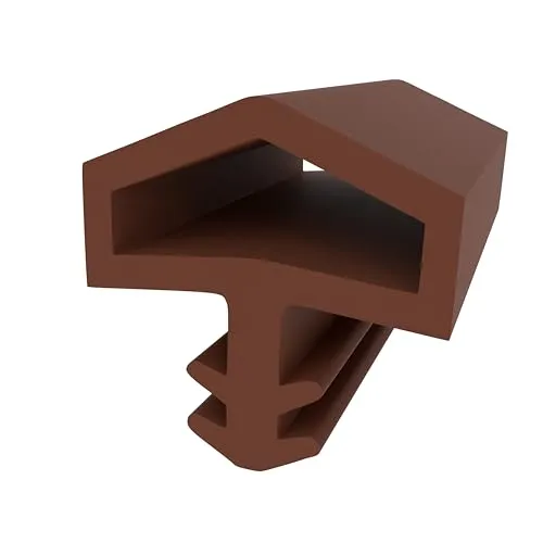 Produktbild Graf-Dichtungen Türdichtung | Zimmertürdichtung | Dichtung für Holztüren | Holzzargendichtung für 12 mm Falzbreite | 4 mm Nutbreite