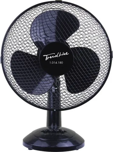 TrendLine Tischventilator 35 W Ø 30 cm 3 Stufen Ventialtor Oszillierend