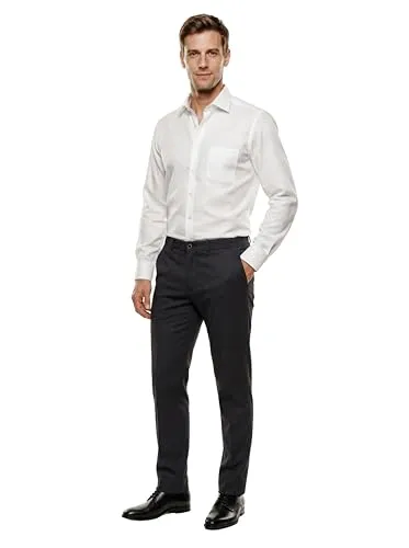 MARVELIS Modern Fit Hemd Langarm mit Brusttasche - Herrenhemden, pflegeleicht und ideal für den Alltag, mit modernem Schnitt und praktischer Brusttasche für zusätzlichen Komfort.