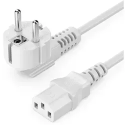 deleyCON deleyCON 5m Kaltgerätekabel Typ F (CEE 7/4) 90° von deleyCON