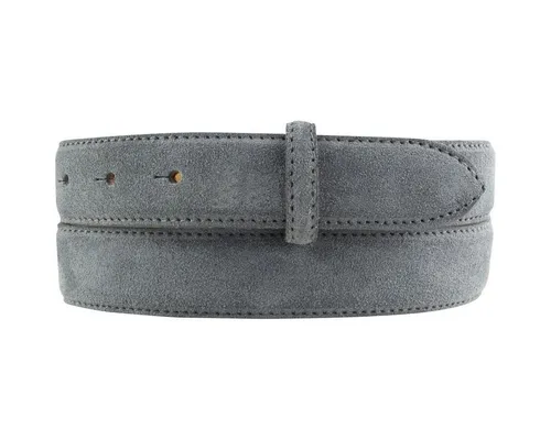 BELTINGER Veloursleder Gürtel ohne Schnalle 3,0 cm | Dunkelgrau 105cm - Hochwertiger unisex Veloursleder-Gürtel ohne Schnalle, 30mm breit. Ideal für individuelle Anpassung und vielseitige Einsatzmöglichkeiten. Hergestellt in Italien für beste Qualität und Langlebigkeit.