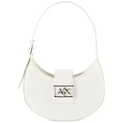 Armani Exchange Wonder Schultertasche 26 cm - Weiße Eleganz - Stylische Schultertasche von Armani Exchange, 26 cm groß. Ideal für jeden Anlass, bietet sie genügend Platz für Ihre Essentials und setzt modische Akzente.