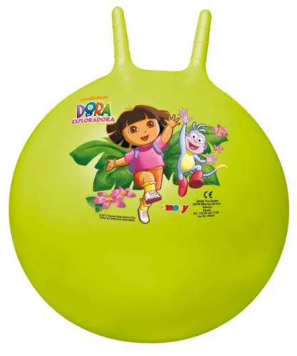 John 59545 Mighty Express Hüpfball, orange, 50 cm