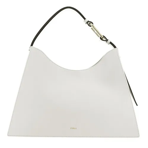 Furla Nuvola L Beuteltasche elfenbein - Handtaschen aus feinem genarbtem Leder, stilvoll und vielseitig für jeden Anlass.