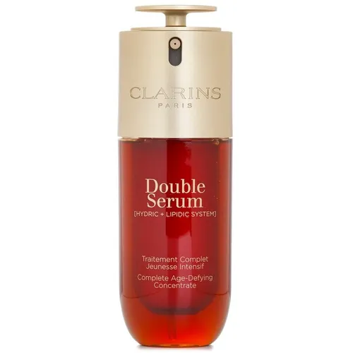 CLARINS Double Serum - Anti-Aging Gesichtspflege - Sonstige Gesichtspflegeartikel mit 22 Pflanzenextrakten und 5 aktiven Molekülen, die die 5 Vitalfunktionen der Haut stimulieren und sichtbare Zeichen der Hautalterung bekämpfen.