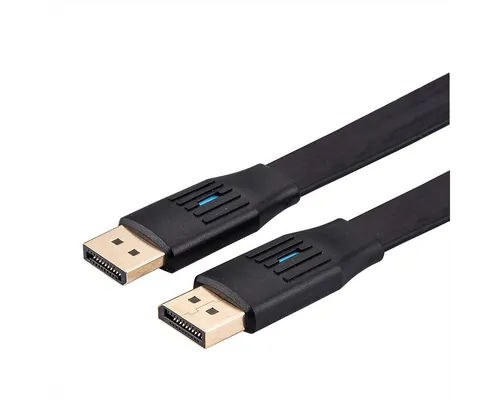 VALUE DisplayPort Kabel, v1.4 Audio- & Video-Kabel, DisplayPort Männlich (Stecker), DisplayPort Männlich (Stecker) (100.0 cm), flach, DP ST/ST