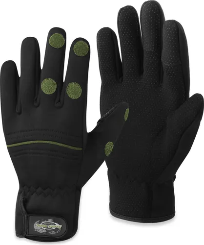 normani Angelhandschuhe Tarpune - Wasserdichte Neopren Anglerhandschuhe mit klappbaren Fingerkuppen - Die normani Angelhandschuhe Tarpune bieten optimalen Schutz vor Wind und Kälte. Mit klappbaren Fingerkuppen für mehr Bewegungsfreiheit beim Angeln und rutschfester Innenfläche für sicheren Halt. Ideal für passionierte Angler.