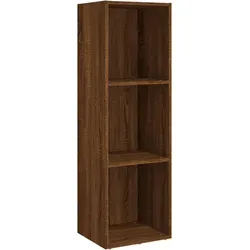 furnicato Bücherschrank / TV-Schrank, Braun, Holzwerkstoff, 36x114x30 cm - Elegantes Bücherregal in Braun aus hochwertigem Holzwerkstoff. Mit 3 Fächern bietet es großzügigen Stauraum für Bücher und Deko. Vielseitig als Regal oder TV-Schrank nutzbar. Einfache Reinigung und Montage.