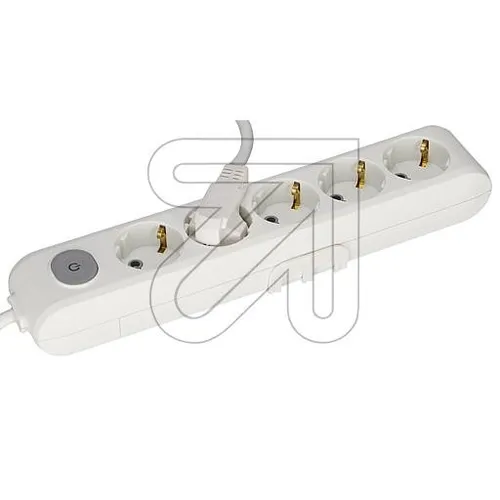 Panasonic Steckdosenleiste 5-fach mit Schalter weiß 1,5m