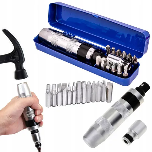 Schlagschraubendreher Set mit 13 Bits