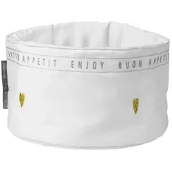 räder Breakfast Brotkorb Baumwolle 25 x 14,5 cm weiß von Räder