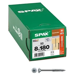SPAX Holzbauschrauben T40 Senkkopf WIROX 0191010801805 8 mm x 180 mm, 50 St.
