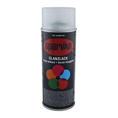 Sparvar Klarlack Spray glänzend, 400 ml, 6070018, farblos, (1er Pack), 400 ml (1er Pack)