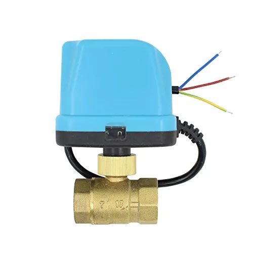 WEGE Motorkugelhahn 12V 24V DC - Elektrisches 2-Wege Ventil - Kugelventil für präzise Steuerung, mit einer schnellen Ausführungszeit von 15s und einem Nenndruck von bis zu 1.6MPa, ideal für anspruchsvolle Anwendungen.