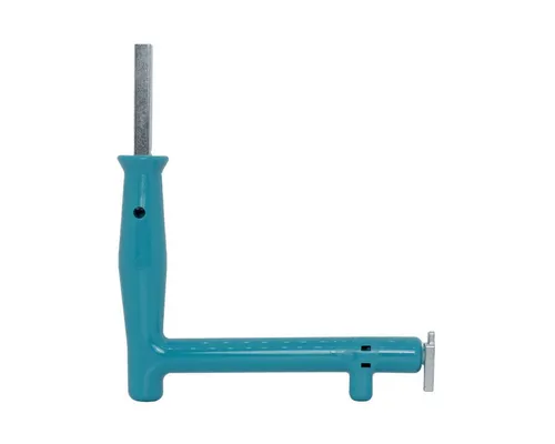 FEPS Montagewerkzeug Stiftzieher für Fensterbeschläge der Marke Roto in Türkis, B: 13.53 cm, L: 15.37 cm, kompatibel zu Roto NT, Centro 100, Centro 101