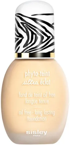 Sisley Phyto-Teint Ultra Éclat Flüssige Foundation 30 ml Nr. 0W - Porcelaine - Make-up für einen strahlenden Teint, Oil-free mit Weichzeichner-Effekt, der Unregelmäßigkeiten ausblendet und die Haut mattiert.