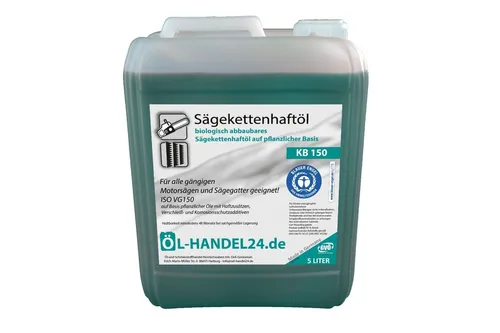 Bio Kettenöl 5 L - Hochwertiges Sägekettenhaftöl für Motorsägen - Sonstige - Umweltfreundliches, biologisch abbaubares Sägekettenöl für optimale Schmierung und Langlebigkeit Ihrer Motorsäge.