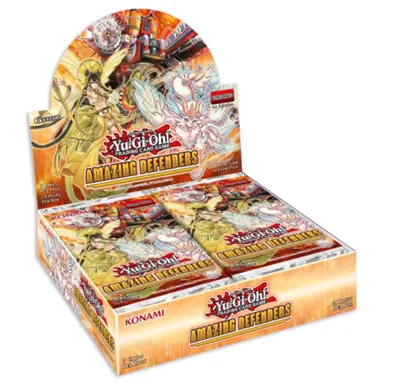 Yu Gi Oh Trading Card Game Amazing Defenders Display 1 - Deutsche Ausgabe - Sammelkarten mit 60 neuen Karten, darunter 10 Ultra Rares und 15 Super Rares. Entdecke drei einzigartige Themen für strategische Duelle!