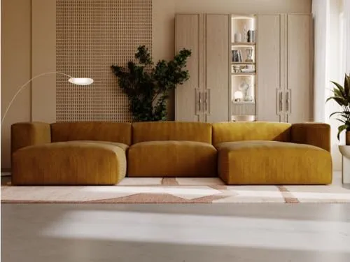 GrainGold Ecksofa U-Form Landi