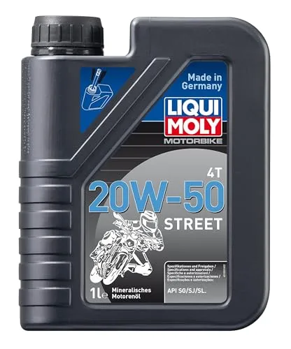 2X LIQUI Moly 1500 Motorbike 4T RacingMotoröl 20W-50 1L