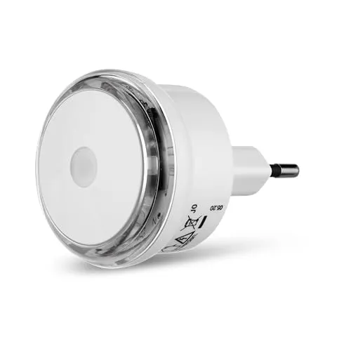 REV Nachtlicht, LED Nachtlampe mit Dämmerungsautomatik, 0,8W, 10 LUX, weiss