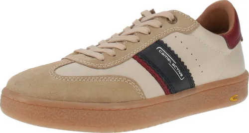 CAMEL ACTIVE Herren Sneaker, Gr. 43, blau-beige - Sneaker aus Velours- und Nappaleder, ideal für den casual Look. Mit gepolsterter Innensohle und modischem Logoschriftzug für maximalen Tragekomfort.