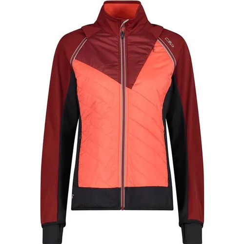 CMP Softshelljacke Damen mit abnehmbaren Ärmeln 30A2276 - Funktionsjacke mit PrimaLoft-Isolierung und Clima-Protect-Membran, ideal für wechselhaftes Wetter und intensive Outdoor-Aktivitäten. Abnehmbare Ärmel verwandeln die Jacke in eine Weste.