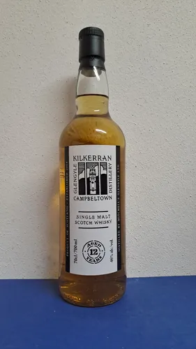 Kilkerran 12 Jahre - Glengyle Single Malt Scotch Whisky - Whisky mit 12 Jahren Reife, 30% Sherrycasks und 70% Bourboncasks für ein vielschichtiges Aroma, nicht kühlgefiltert und 46% Vol.