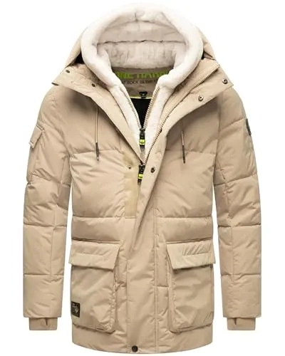 STONE HARBOUR Herren Winterjacke in beige von Stone Harbour