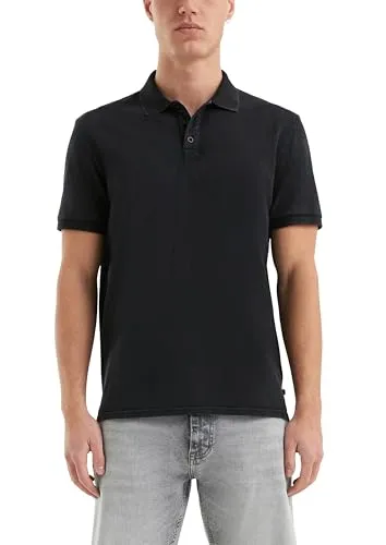 QS Gewaschenes Polo-Shirt aus Baumwollpiqué