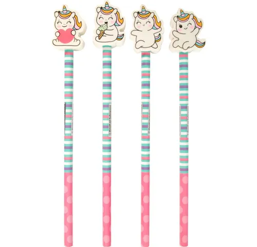 Stylex Bleistift Bleistift - Einhorn - mit Radiergummi - 1 Stück, (1-tlg)